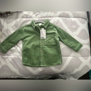 H&M corduroy shacket - baby size 12-18 months NWT